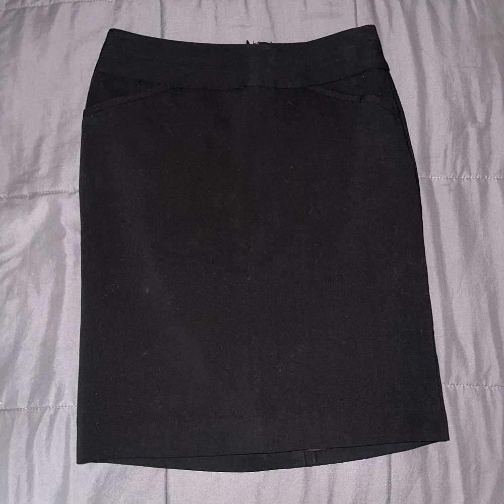Black Worthington Pencil Skirt